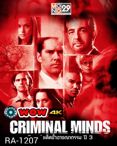 Criminal Minds Season 3 ทีมแกร่งเด็ดขั้วอาชญากรรม ปี 3 (พากย์ไทยช่อง MONO 29)