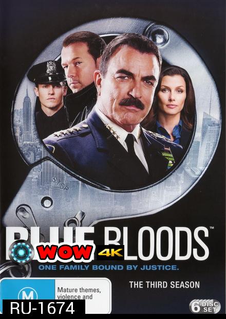 The Blue Bloods Season 3 บลูบลัดส์ สายเลือดผู้พิทักษ์ ปี 3 ( 23 ตอนจบ )