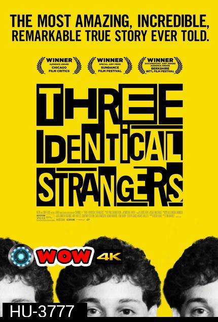 Three Identical Strangers (2018) แฝด3