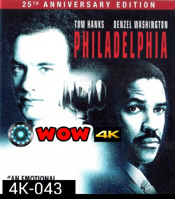 4K - Philadelphia (1993) - แผ่นหนัง 4K UHD