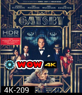 4K - The Great Gatsby (2013) เดอะ เกรท แกตสบี้ รักเธอสุดที่รัก - แผ่นหนัง 4K UHD