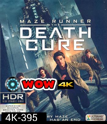 4K - Maze Runner: The Death Cure (2018) เมซ รันเนอร์ ไข้มรณะ - แผ่นหนัง 4K UHD