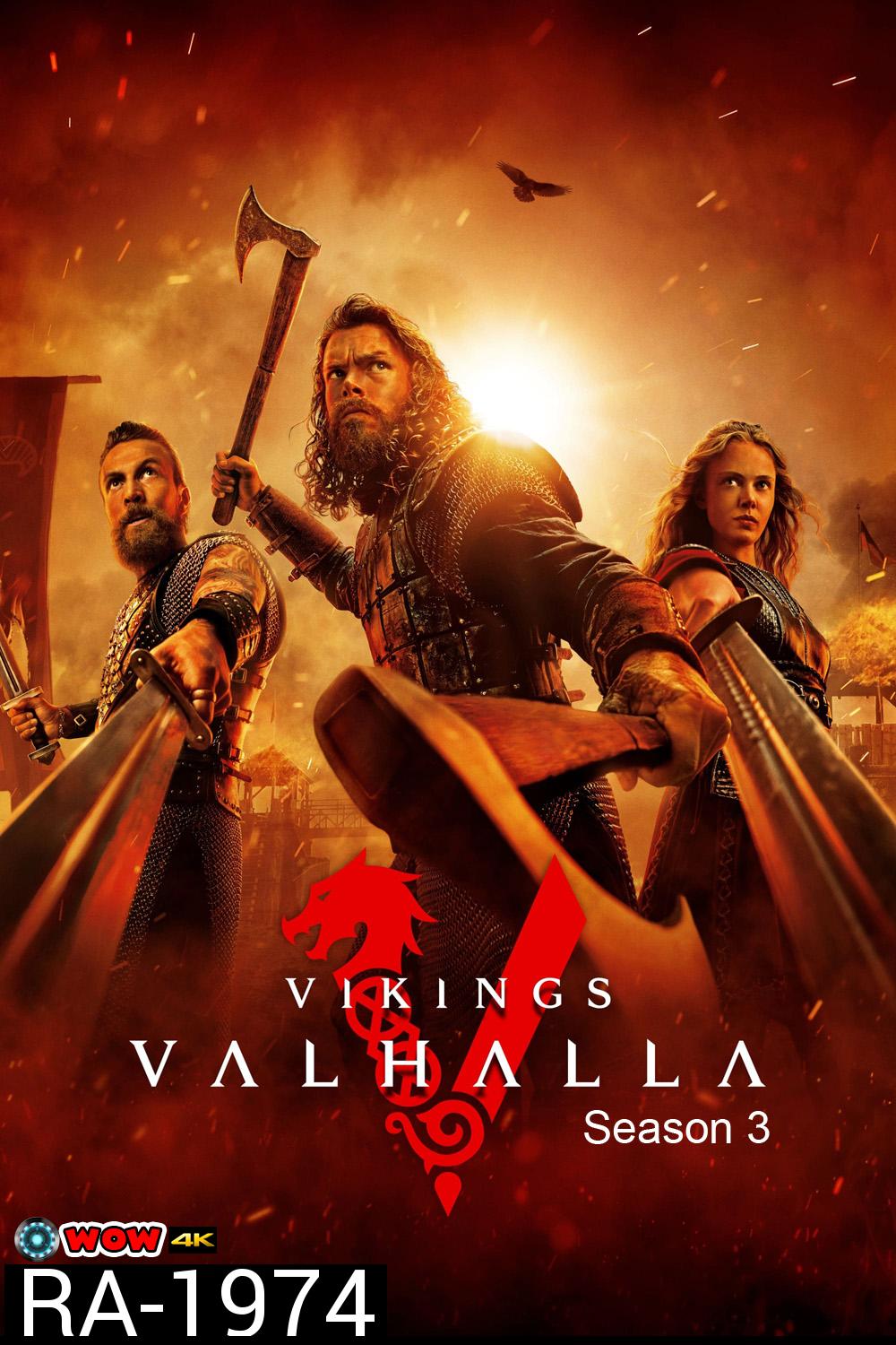 Vikings Valhalla Season 3 ไวกิ้ง: วัลฮัลลา ซีซั่น 3 (2024) 8 ตอน